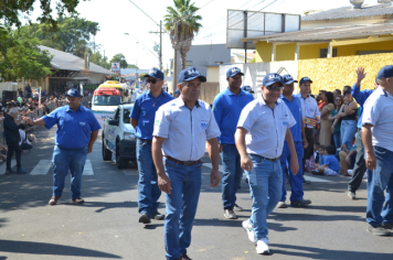 Foto - SAAE no Desfile Cívico de Pompeia 2025